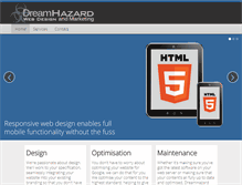 Tablet Screenshot of dreamhazard.com